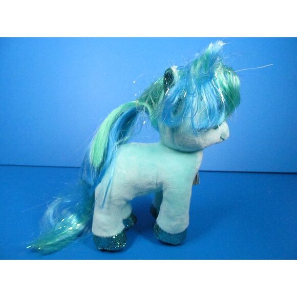Ty Beanie Boos Topaz Teal Mint Blue Pony Horse Regular Soft Plush 8" - Picture 4 of 5